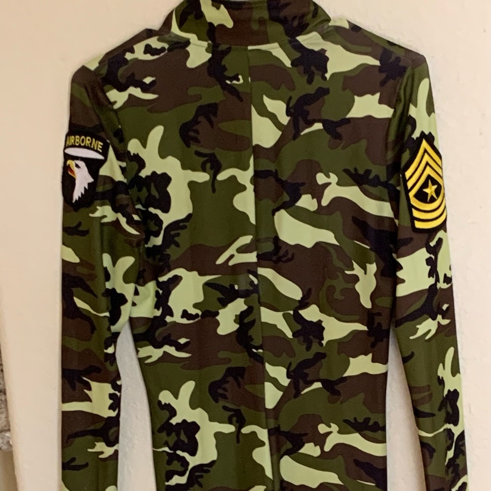 Halloween camouflage jump suit
